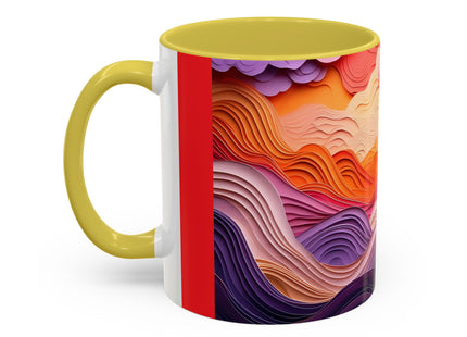 Dramatic Sunset Sky Colorful Mugs (11oz, 15oz)