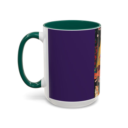 The Jewel Pavilion Colorful Mug (11oz, 15oz) – Royal Elegance, Peacock Beauty & Jewel-Toned Splendor