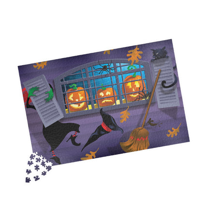 Whimsical Halloween Mischief Puzzle (110, 252, 520, 1014-piece)