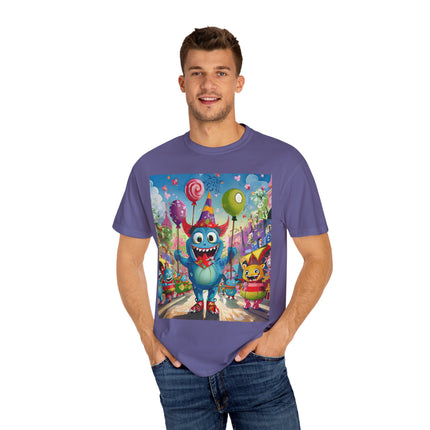 Monster Parade Madness Unisex Garment-Dyed T-shirt