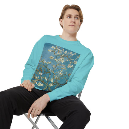 Almond Blossom by Vincent van Gogh Unisex Garment-Dyed Sweatshirt