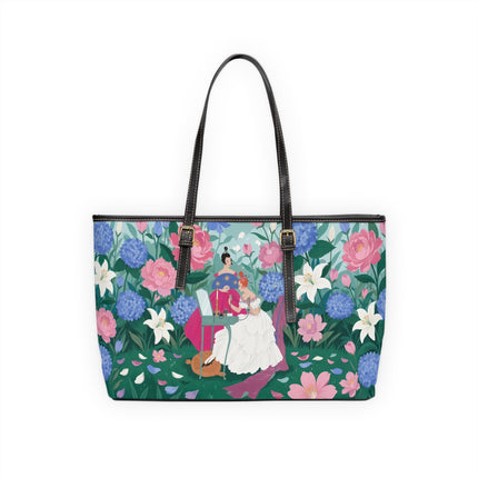 💎🌸 The Lady Of The Jeweled Garden Shoulder Bag – Art Deco Floral Elegance