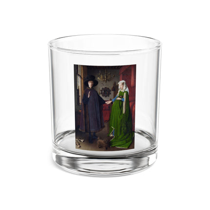 Arnolfini Portrait by Jan Van Eyck Rocks Glass, 10oz