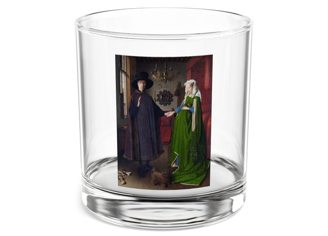 Arnolfini Portrait by Jan Van Eyck Rocks Glass, 10oz