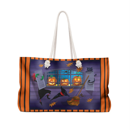 Whimsical Halloween Mischief Weekender Bag