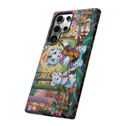 Melodies of the Snow Lion Cub Phone Cases