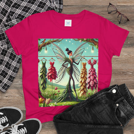 A Fairy Choosing Gowns Cotton Tee