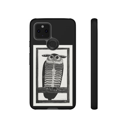 Horned Owl by Samuel Jessurun de Mesquita Phone Cases