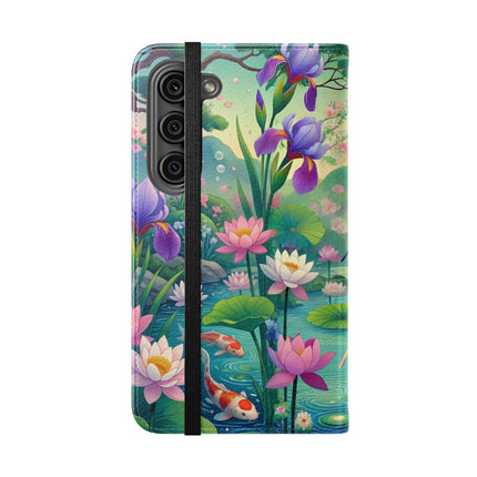 Fairy of the Koi Pond Flip Case – Mystical Harmony & Pond Enchantment