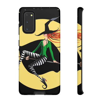A Witch’s Moonlit Flight Phone Cases