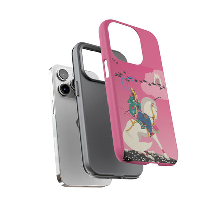 Samurai Princess on the White Steed Phone Case – Epic Grace & Mythic Power