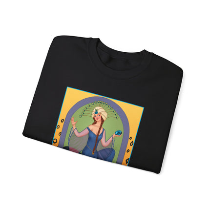 December & Tanzanite (from the Gem Series) by Sofia Chiostri Heavy Blend™ Crewneck Sweatshirt