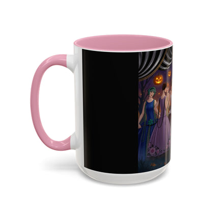🏹🎃 Cupid's Arrow At Pumpkin Moon Manor Colorful Mug – Romantic Halloween Charm