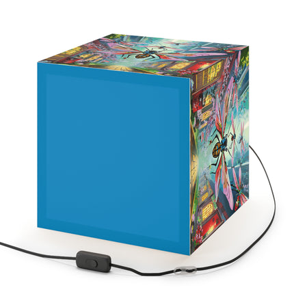 Neon Swarm Light Cube Lamp