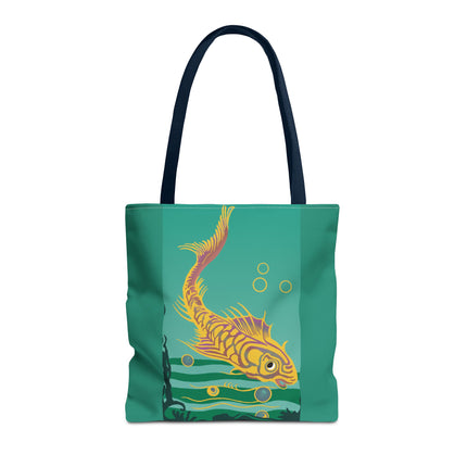 Golden Serenity Tote Bag (AOP)