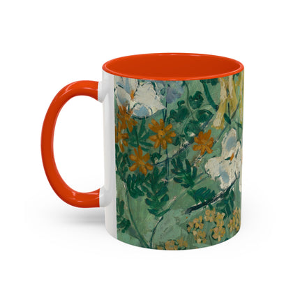 Flowers by August Babberger Colorful Mugs (11oz, 15oz)