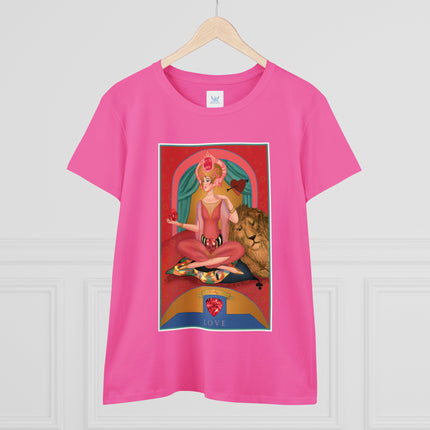 July & Ruby (from the Gem Series) by Sofia Chiostri Women's Midweight Cotton Tee