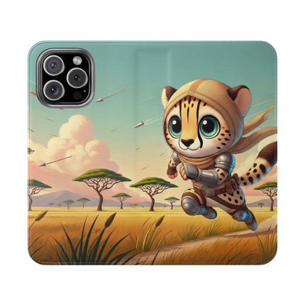 🐆⚡ Swift Cheetah Flip Case – Speed, Freedom & Untamed Adventure