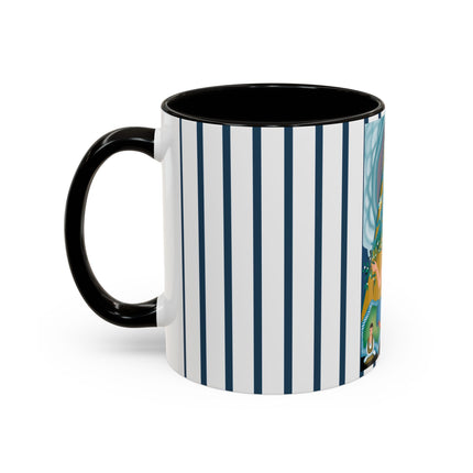 Art Deco Christmas Elegance Colorful Mugs (11oz, 15oz)