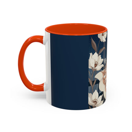 🌸✨ The Midnight Magnolia Masquerade Colorful Mug – Art Deco Nocturne