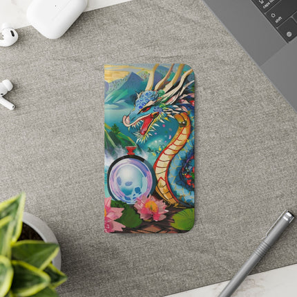 🐉💎 Wisdom's Guardian Flip Case – Dragon's Embrace & Eternal Wisdom