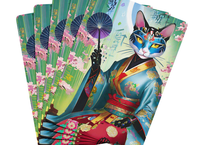 Cyberpunk Geisha Playing Cards