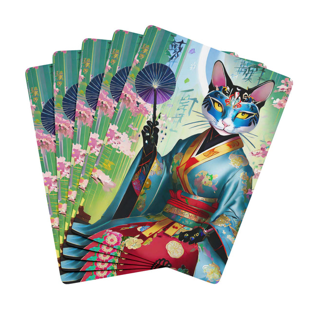 Cyberpunk Geisha Playing Cards