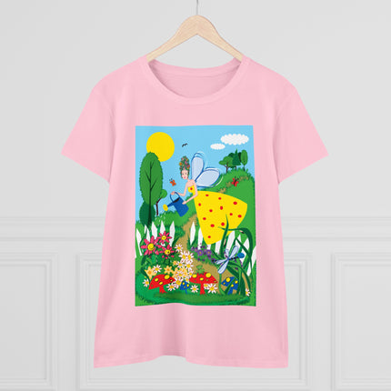 Garden Magic Women's Midweight Cotton Tee