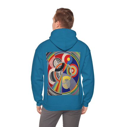 Rythme No. 1 by Robert Delaunay Heavy Blend™ Hooded Sweatshirt
