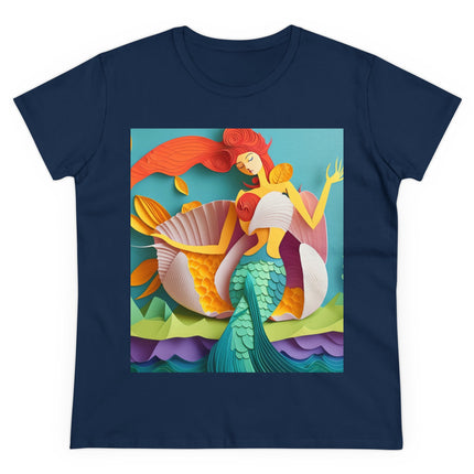 Charming Mermaid Women's Midweight Cotton Tee