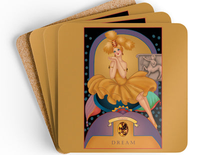 Scorpio Zodiac Design – November & Topaz by Sofia Chiostri | Corkwood Coaster Set