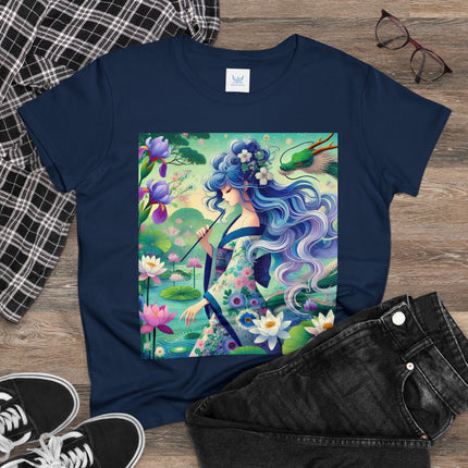 Fairy of the Koi Pond Cotton Tee