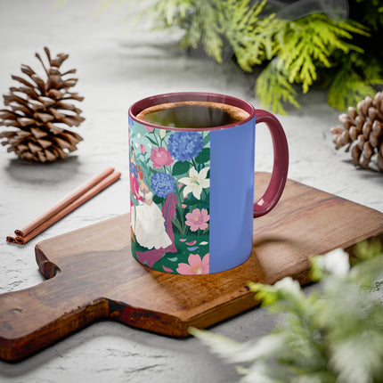 The Ladies Of The Blossoming Vanity Colorful Mugs – Art Deco Floral Elegance