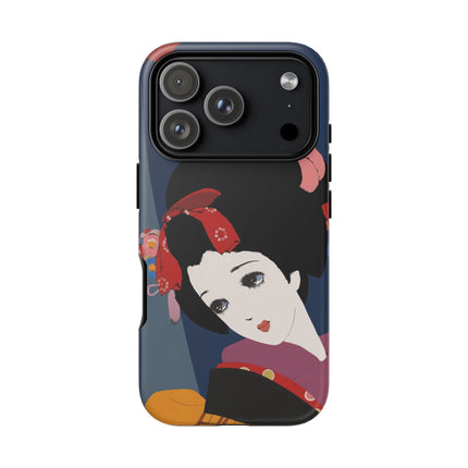 Geisha Portrait Phone Case – Elegant Beauty & Timeless Grace