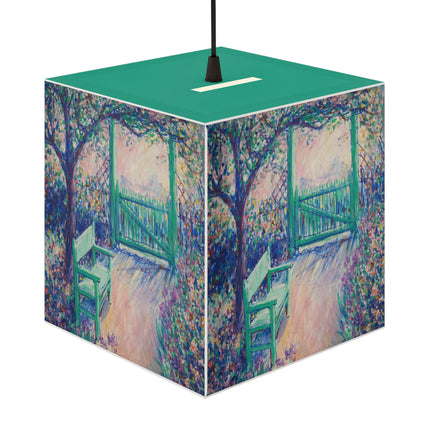 The Artist’s Garden by Theodore Earl Butler Light Cube Lamp