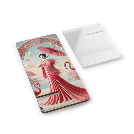 Petals, Porcelain, and Flamingos Mobile Display Stand for Smartphones