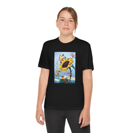 Sunflower Fairies by Margaret Tarrant Youth Competitor Tee – Golden Garden Magic & Storybook Wonder