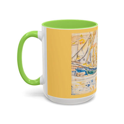 Saint-Tropez by Paul Signac Colorful Mugs (11oz, 15oz)