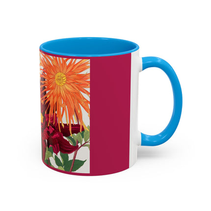 Dahlia Flower by Tanigami Kônan Colorful Mugs (11oz, 15oz)