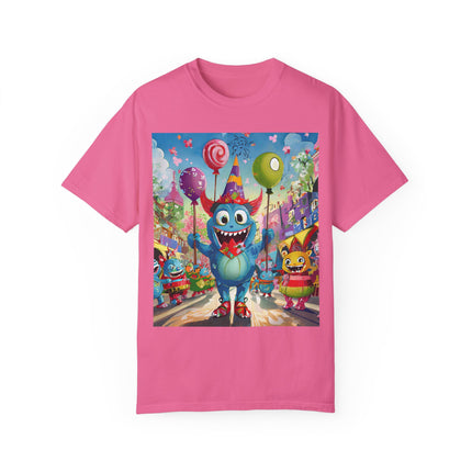 Monster Parade Madness Unisex Garment-Dyed T-shirt