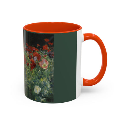 A Study of Poppies for Carnation, Lily, Lily, Rose by John Singer Sargent Colorful Mugs (11oz, 15oz)