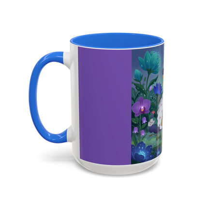 The Ladies Of The Moonlit Garden Colorful Mugs – Art Deco Floral Elegance