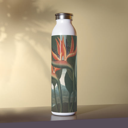 Bird of Paradise by Robert John Thornton Slim Water Bottle