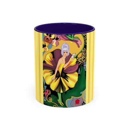 Enchanted Pansy Elegance Colorful Mugs (11oz, 15oz)