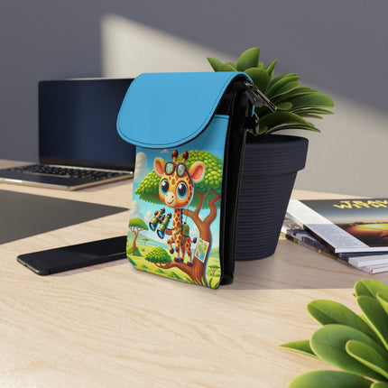 Giraffe Lookout Small Cell Phone Wallet