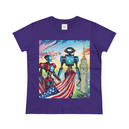 High Fashion Cyberpunk CIA Robots Cotton Tee