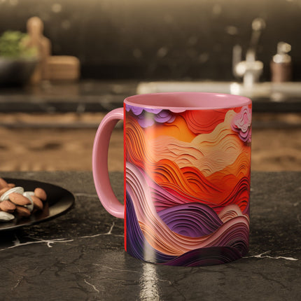 Dramatic Sunset Sky Colorful Mugs (11oz, 15oz)