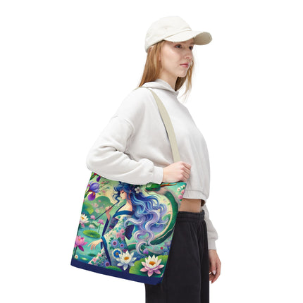 Fairy of the Koi Pond Tote Bag – Mystical Harmony & Pond Enchantment