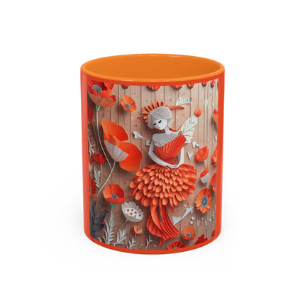 Poppy Fairy Colorful Mugs (11oz, 15oz)