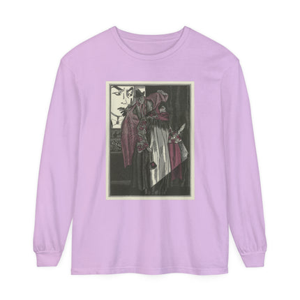 L’écran by Fernand Siméon Garment-dyed Long Sleeve T-Shirt
